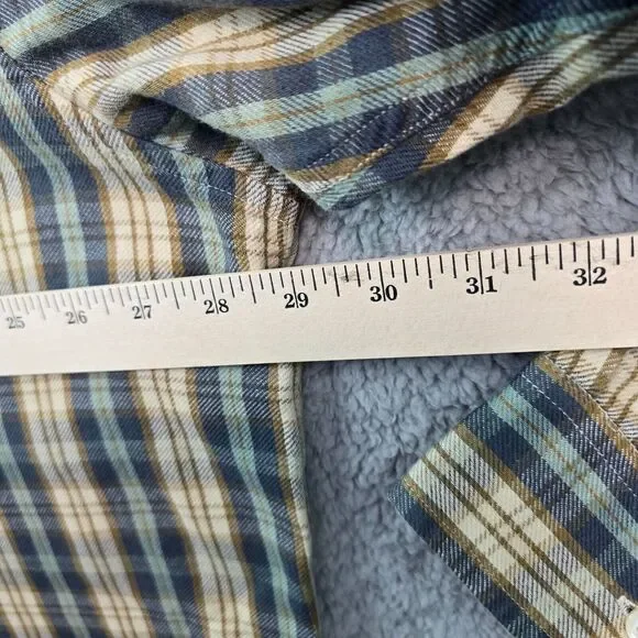 Polo Jeans Co. Ralph Lauren Men's Long Sleeve Plaid Brown Size 2XL - Picture 7 of 8